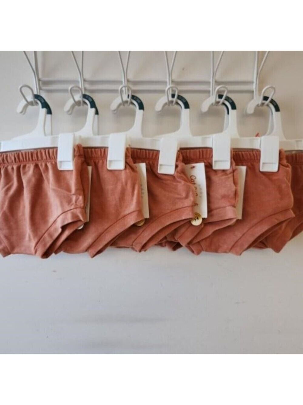 Two Cat & Jack Denim Bottoms Shorts/Diaper Cover 0-3MO